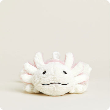 Soothing Microwaveable White and Pink Huggable Axolotl