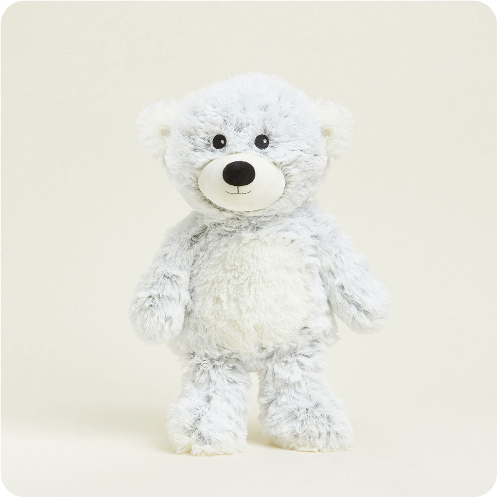 Heated Gray Marshmallow Bear Plush Warmies
