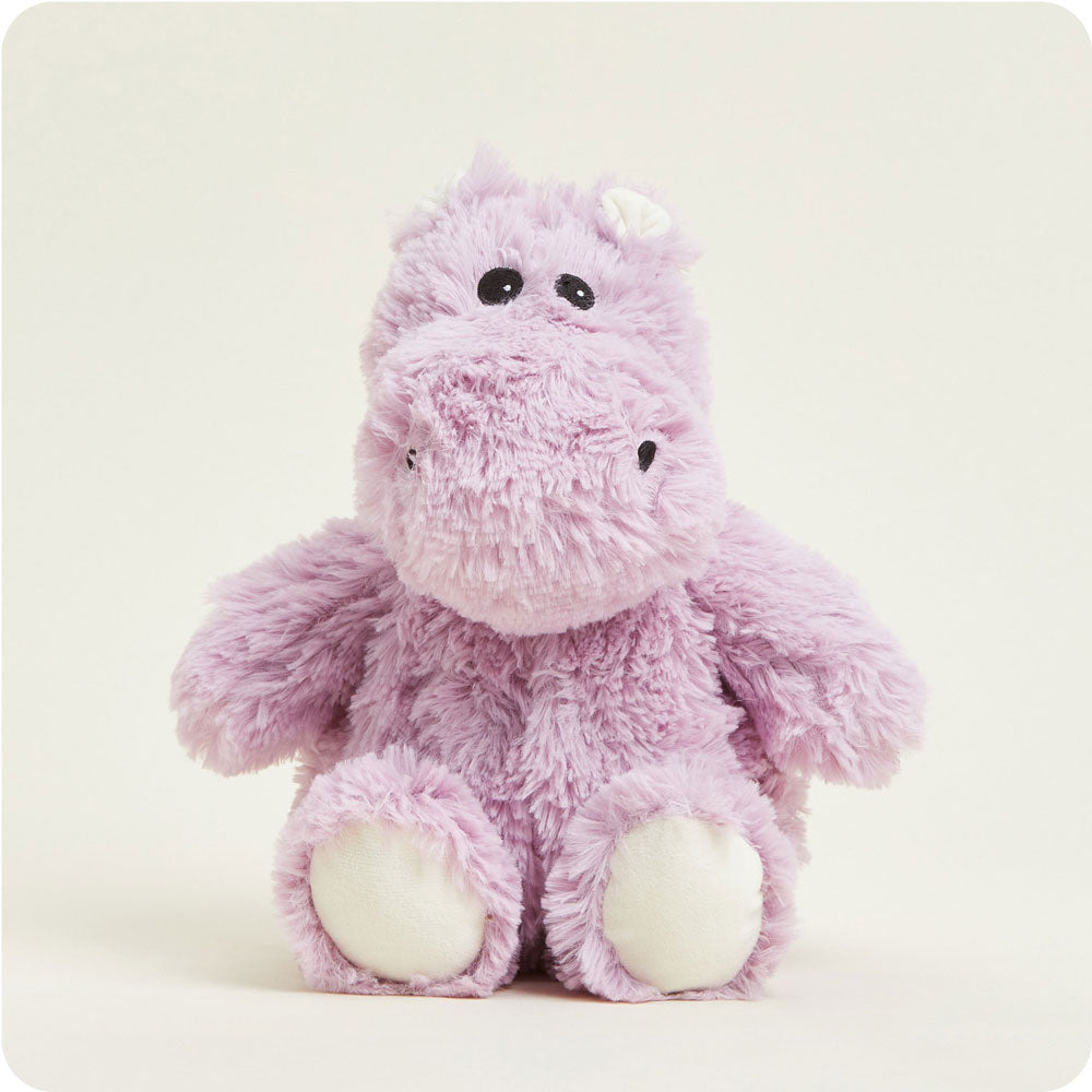 Intelex Warmies Microwavable Hippo Cozy Plush, Purple