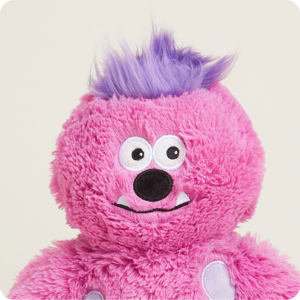 Pink Monster Stuffed Animal Warmies