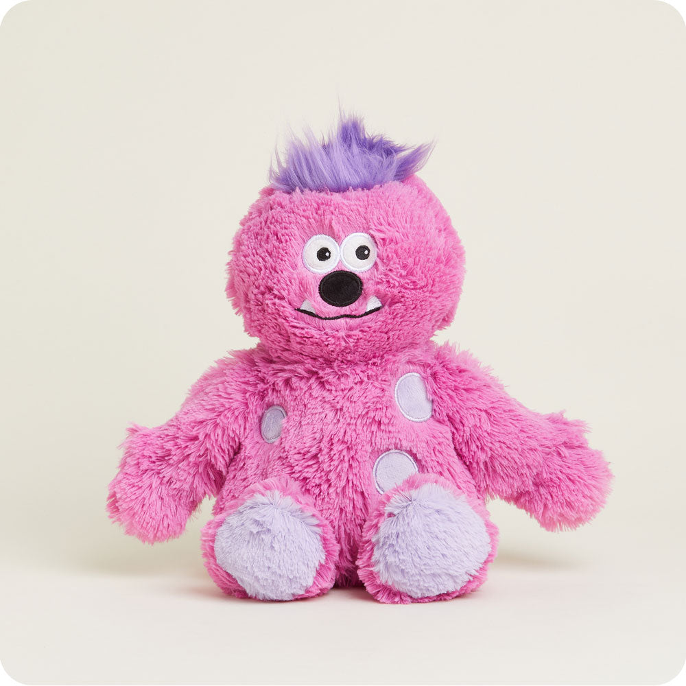 Microwavable Pink Monster Stuffed Animal Warmies