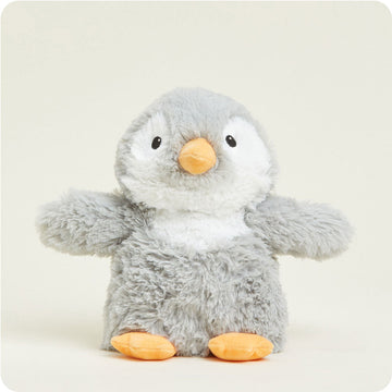 Microwavable Gray Penguin Stuffed Animal Warmies