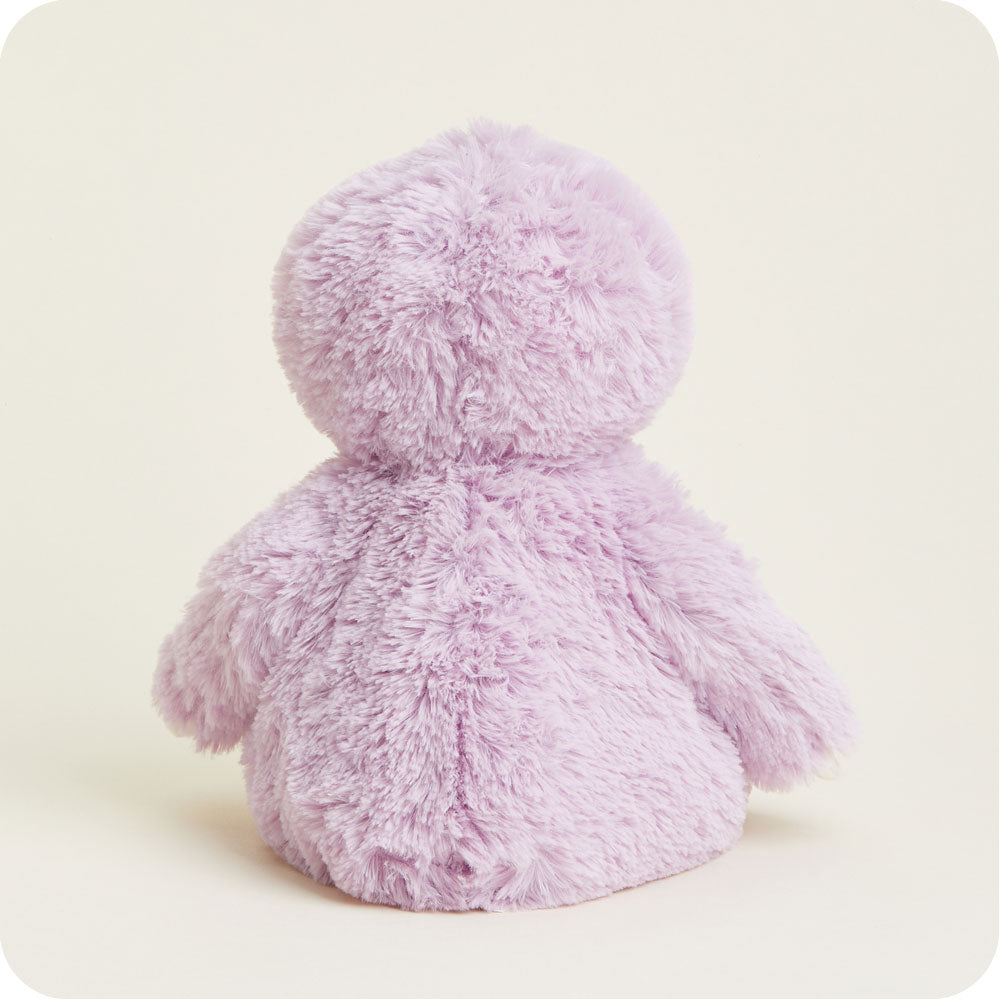 Soft Warm Weighted Purple Sloth Plush Warmies