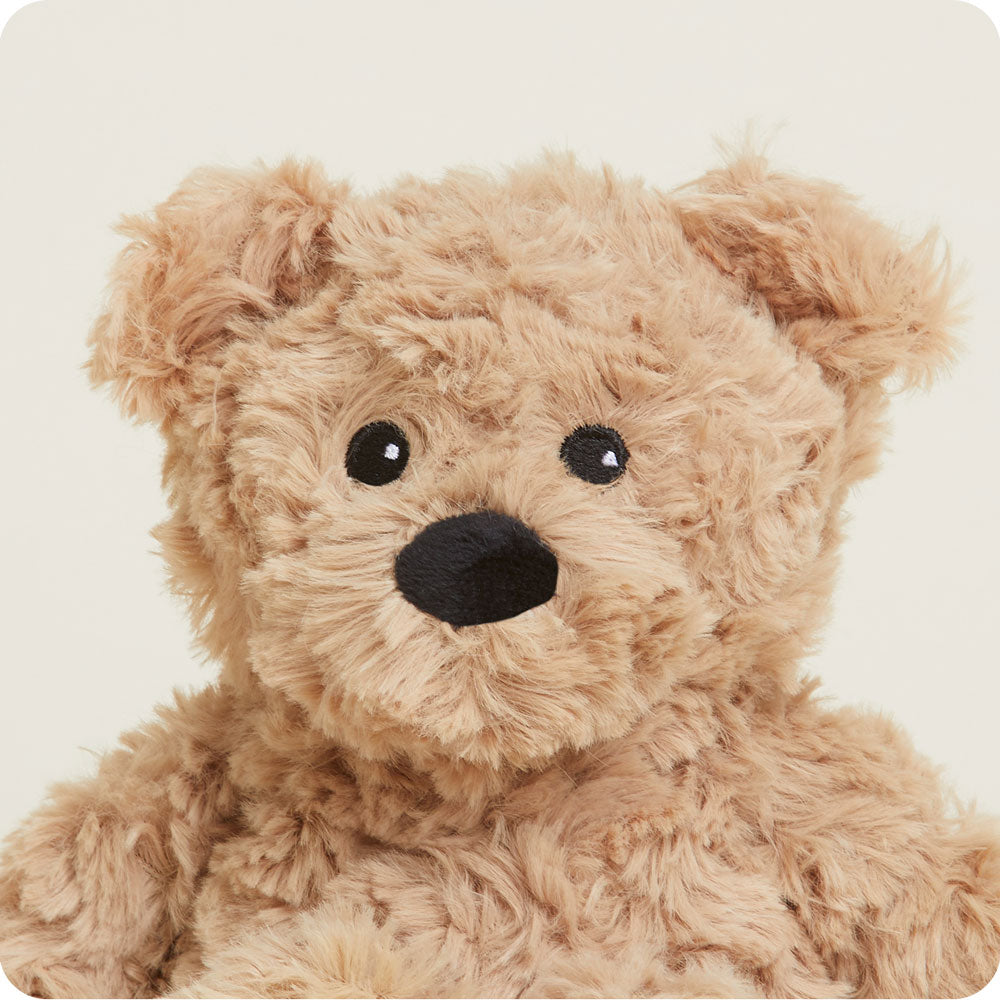 Brown Curly Bear Stuffed Animal Warmies Junior