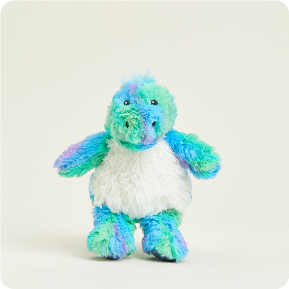 Heated Rainbow Dinosaur Plush Warmies Junior