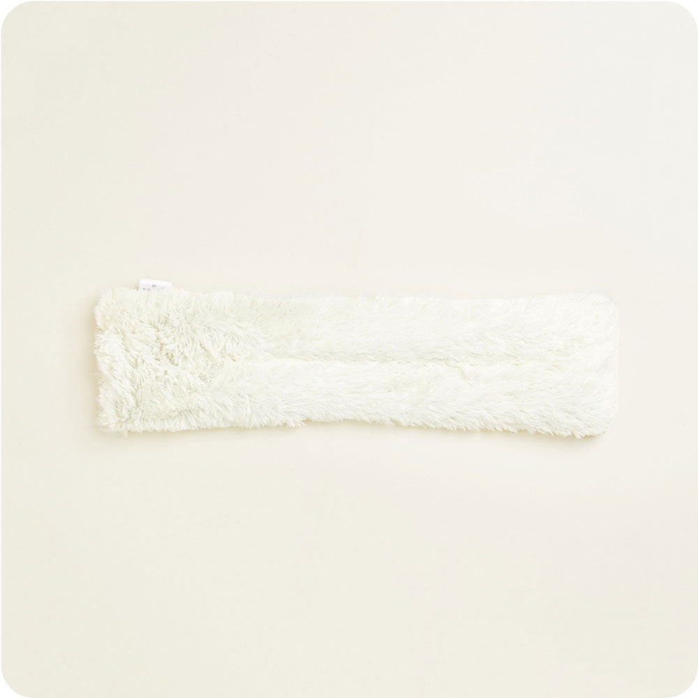 Revitalize with Cream Warmies Neck Wrap—microwave and unwind.