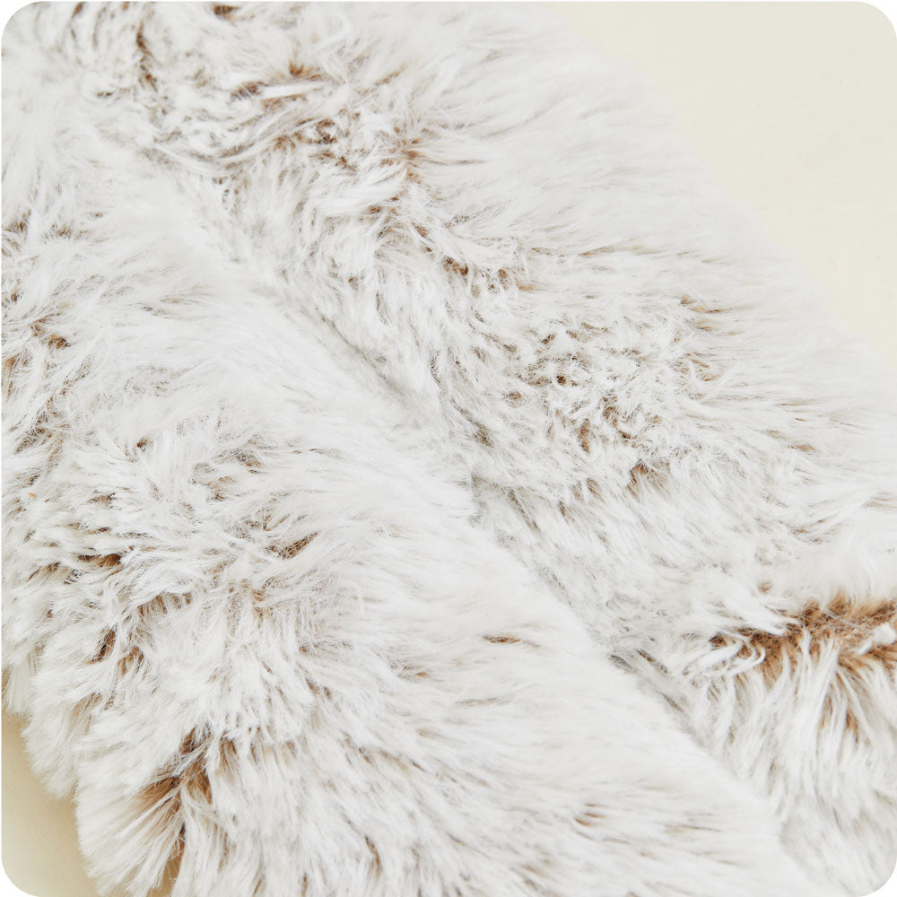 Warmies USA: Cozy Microwavable Brown Marshmallow Neck Wrap