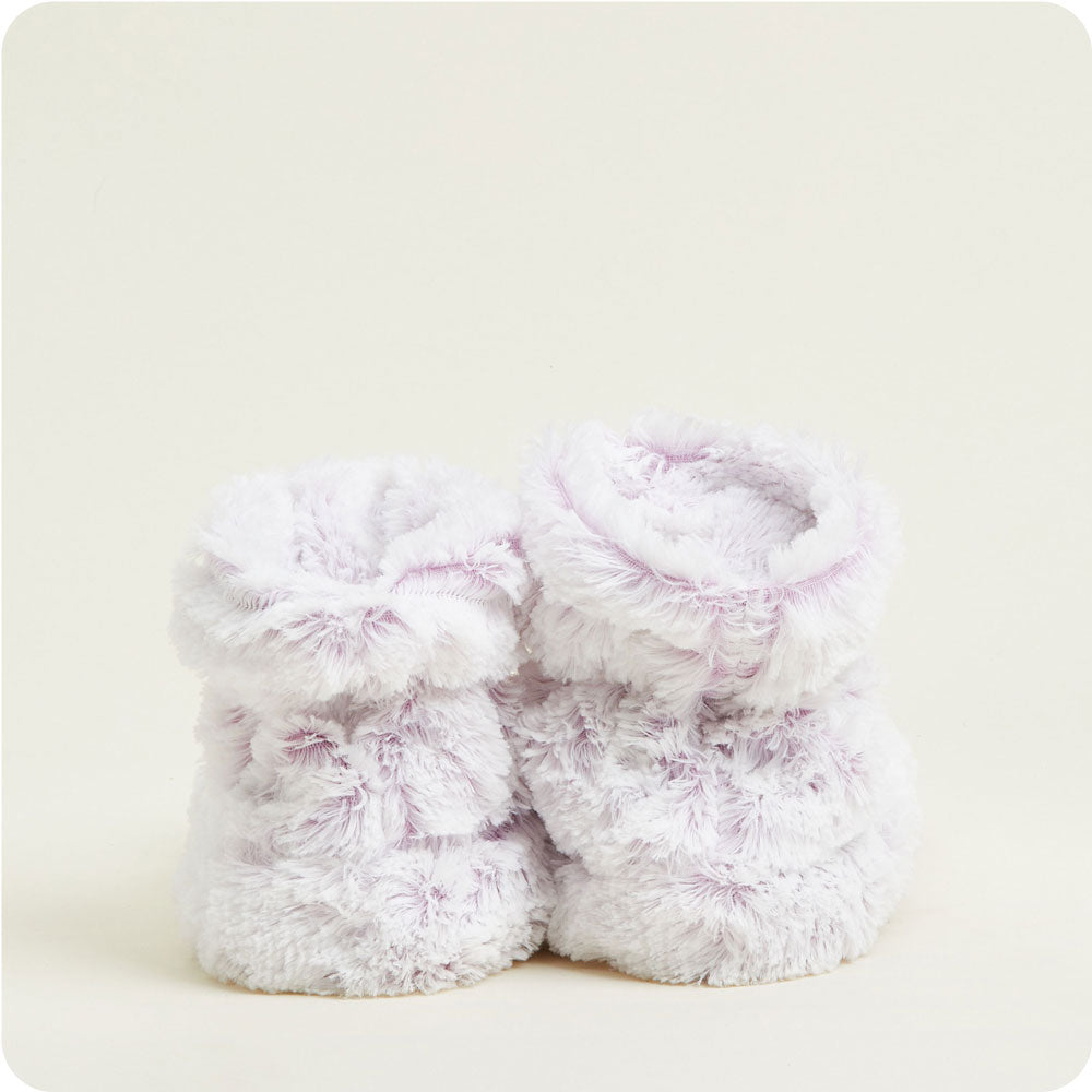 Revitalize your feet with Lavender Warmies Boots—microwave and relax.