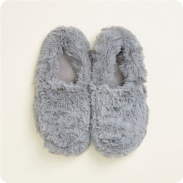 Microwavable Gray Warmies Slippers - Warmies USA