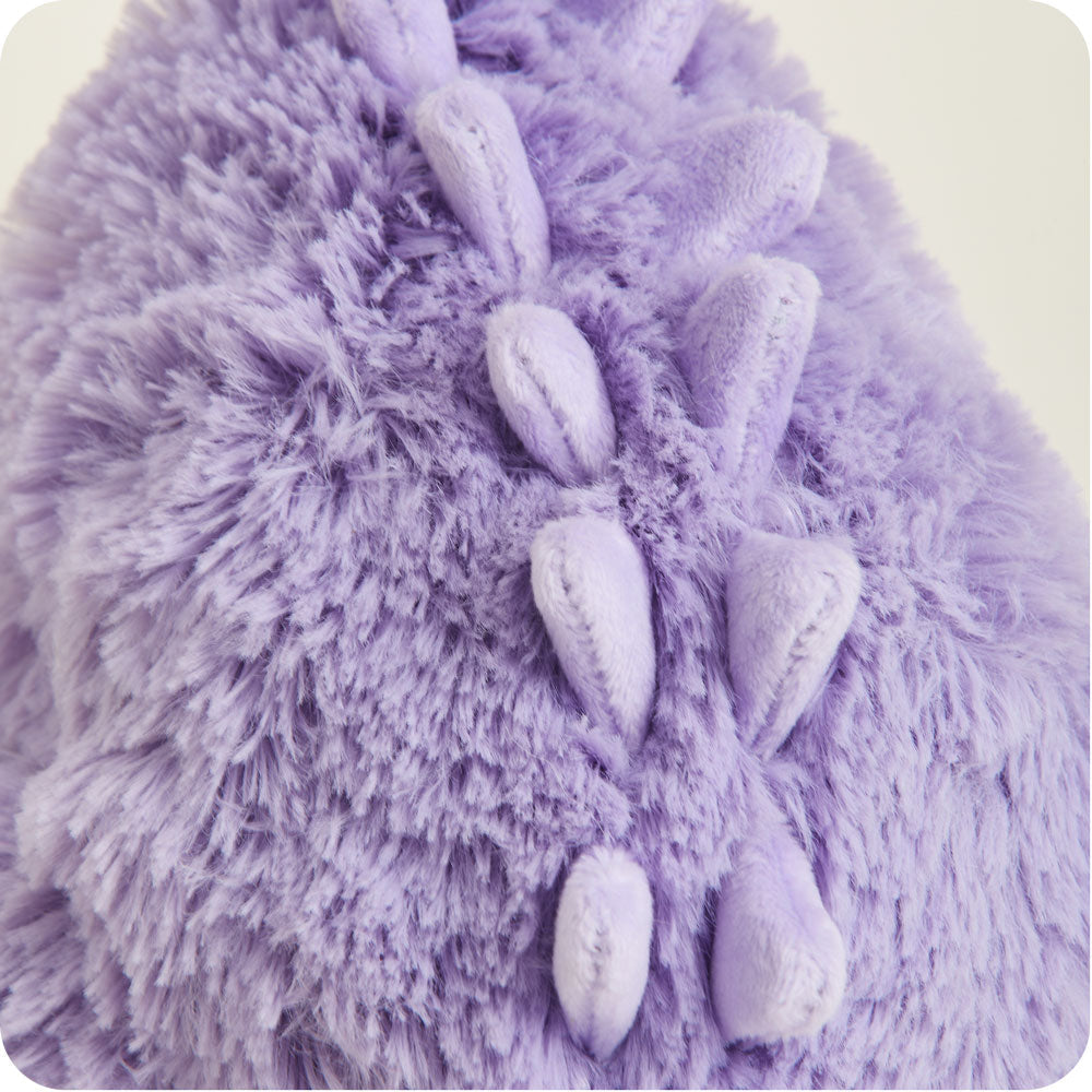 Heated Purple Long Neck Dinosaur Plush Warmies