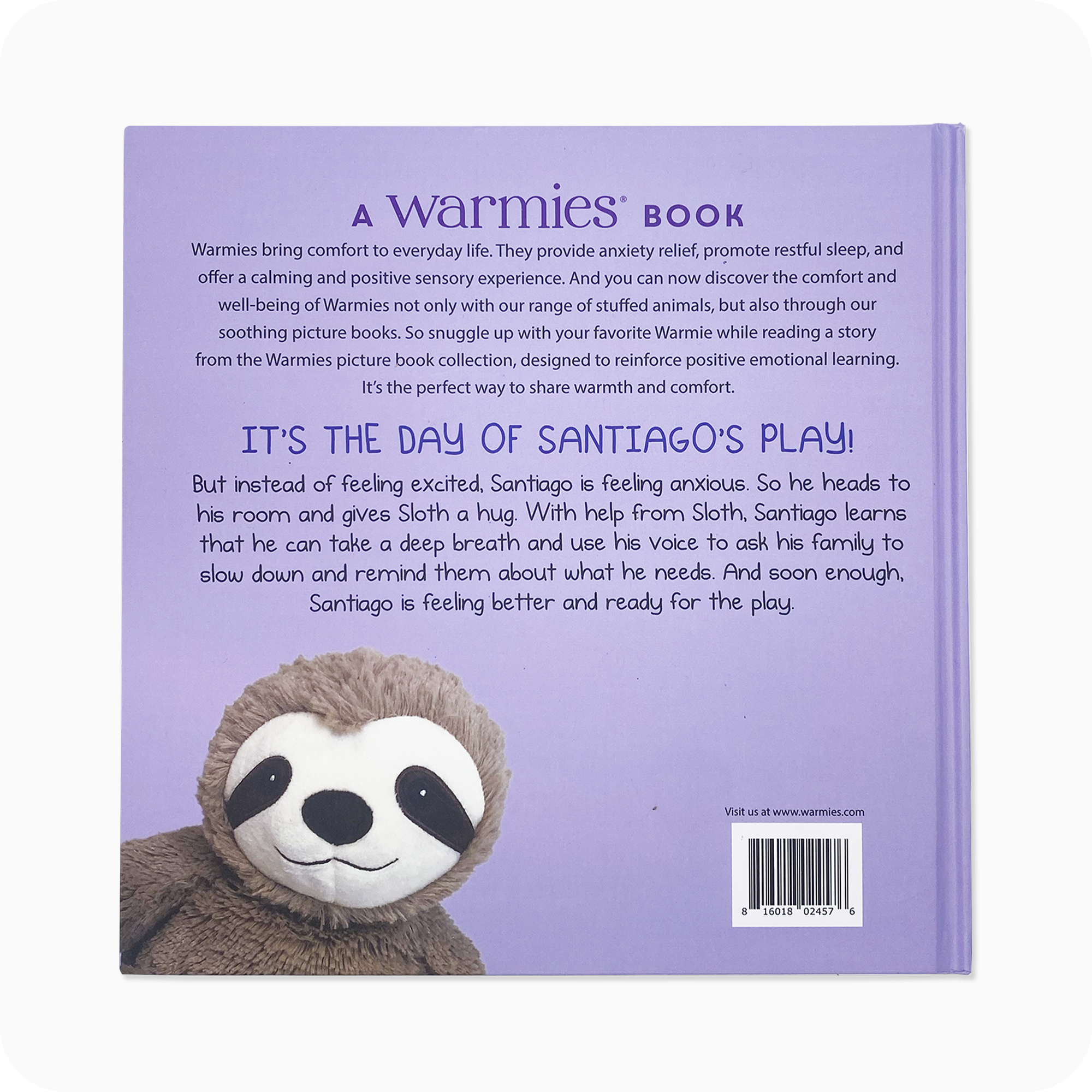 Sloth Goes Slow Book - Warmies USA