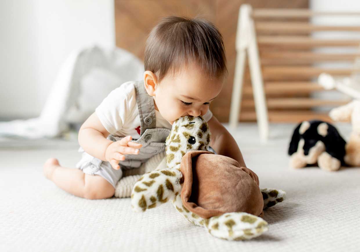 Use Warmies to help ease the pacifier weaning process. 