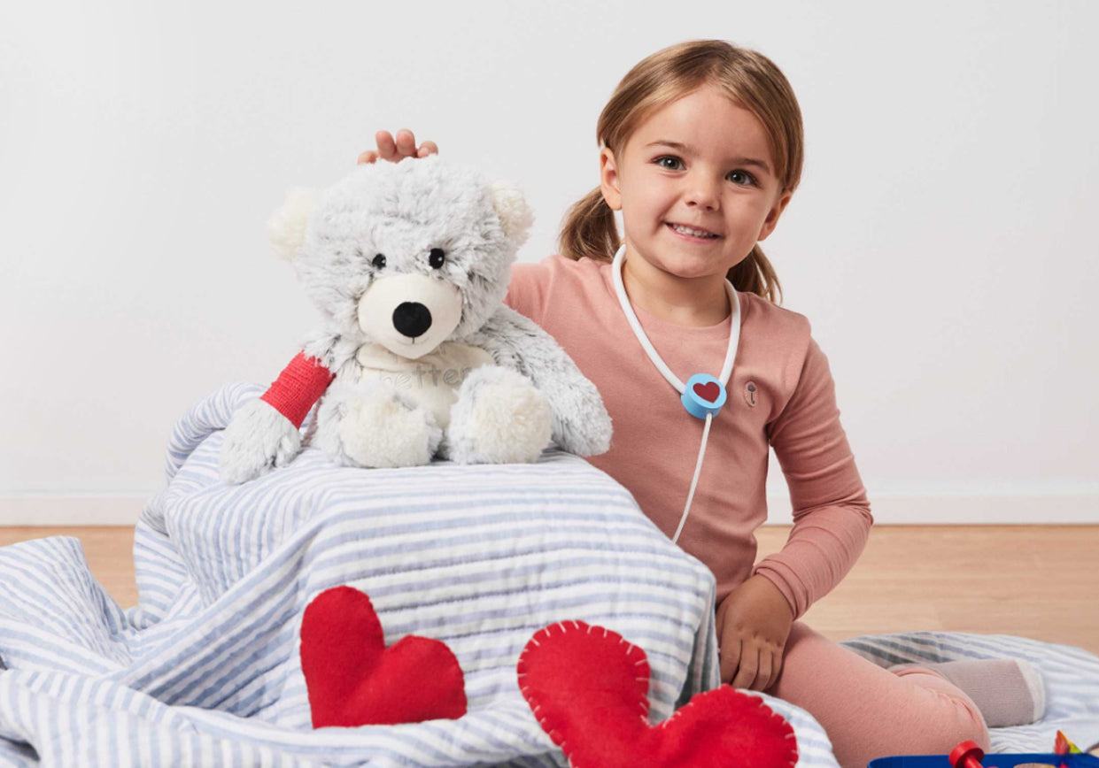 Warmies and the American Heart Association. 