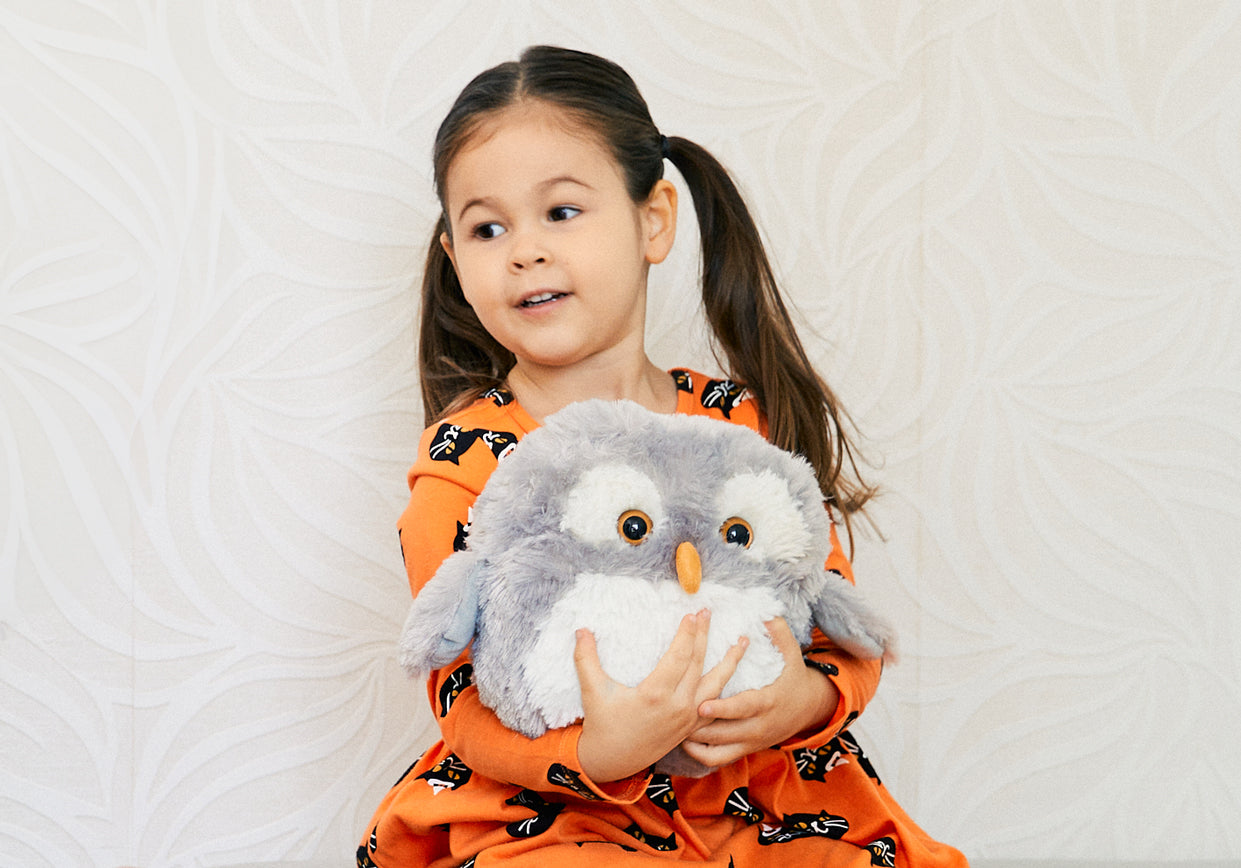 Owl plush Warmies collection.