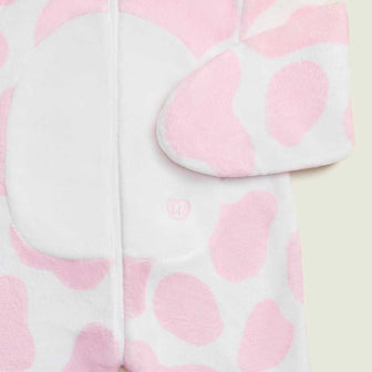Strawberry Cow Fleece Toddler Onesie Warmies