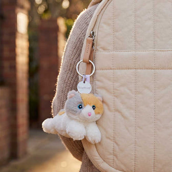 Microwavable Calico Cat Warmies Mini Bag Charm - Warmies USA