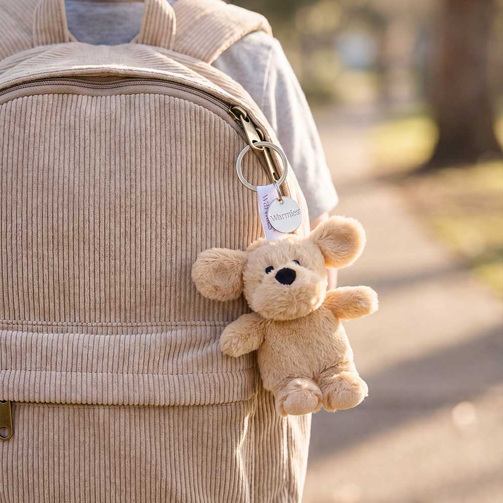 Curly Dog Warmies Mini Bag Charm