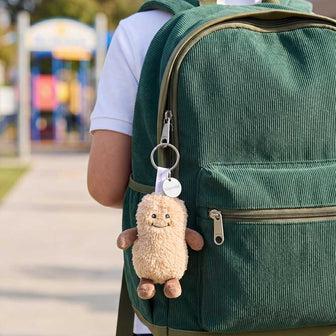 Microwavable Peanut Warmies Mini Bag Charm - Warmies USA