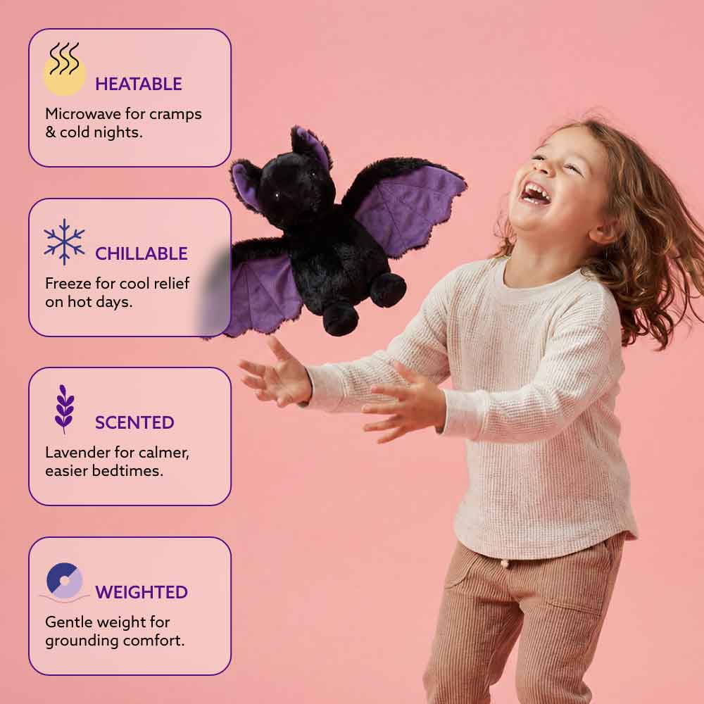 Purple Wing Bat Warmies