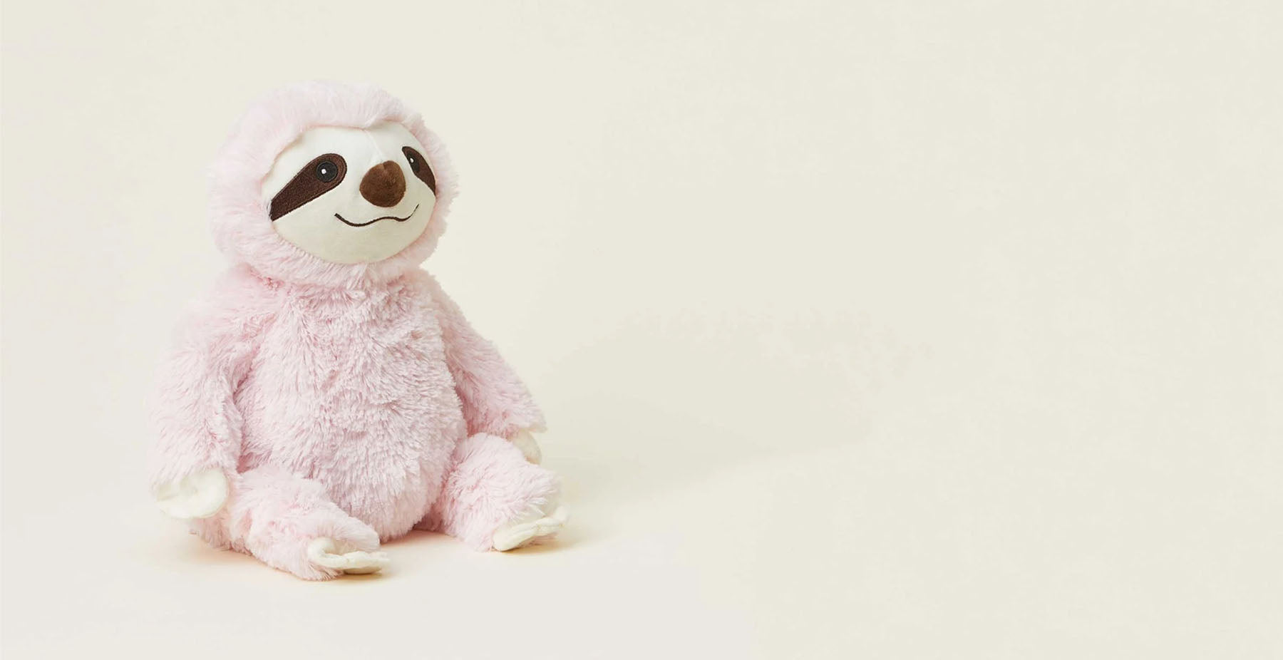 pink sloth stuffed animal warmies