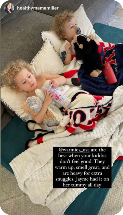 Screenshot of a story shared on Instagram. 