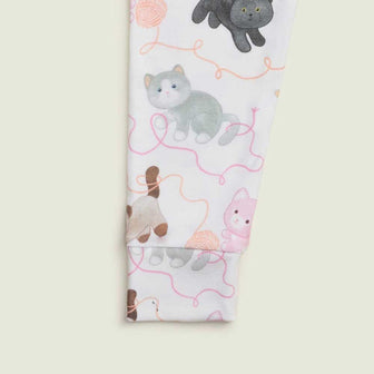 Pink Kitten Warmies Pajama Set