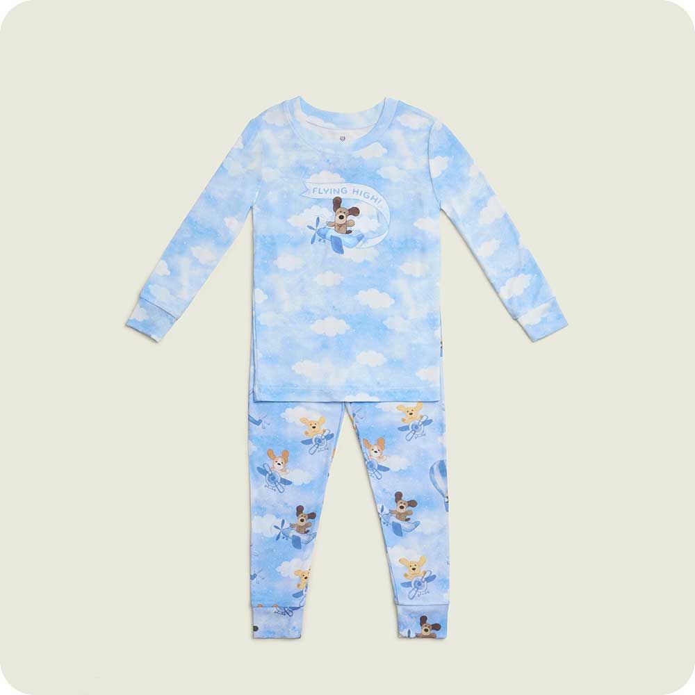 Brown Dog Jersey Long Pajamas Warmies