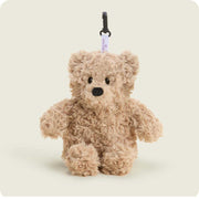 Brown Curly Bear Warmies Bag Charm
