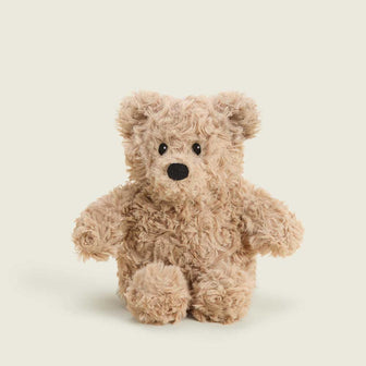 Brown Curly Bear Warmies Bag Charm