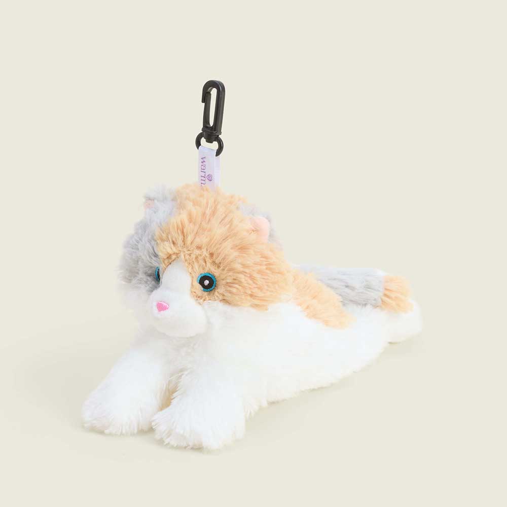 Calico Cat Warmies Bag Charm