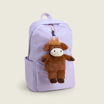 Microwavable Highland Cow Warmies Bag Charm - Warmies USA