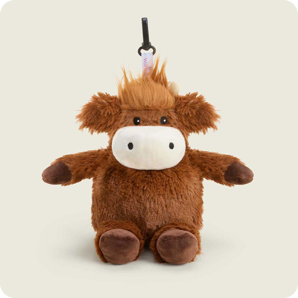 Highland Cow Warmies Bag Charm