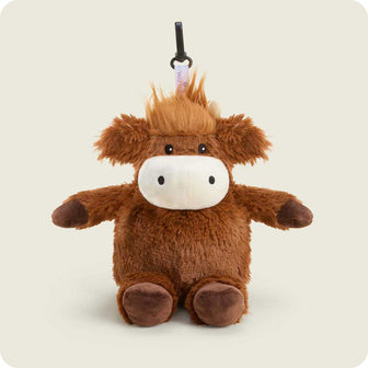 Microwavable Highland Cow Warmies Bag Charm - Warmies USA