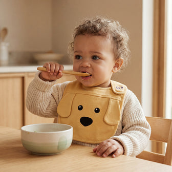 Golden Dog Baby Bib