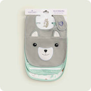 warmies gray squirrel bibs