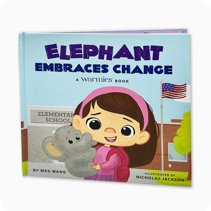 Microwavable Elephant Embraces Change Book - Warmies USA