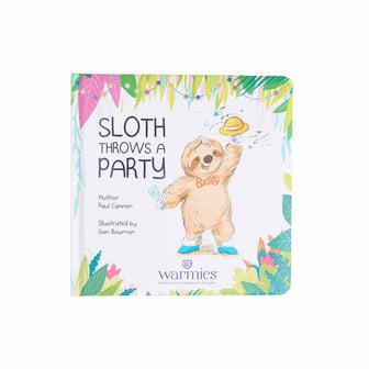 Sloth Throws a Party Board Book - Warmies USA