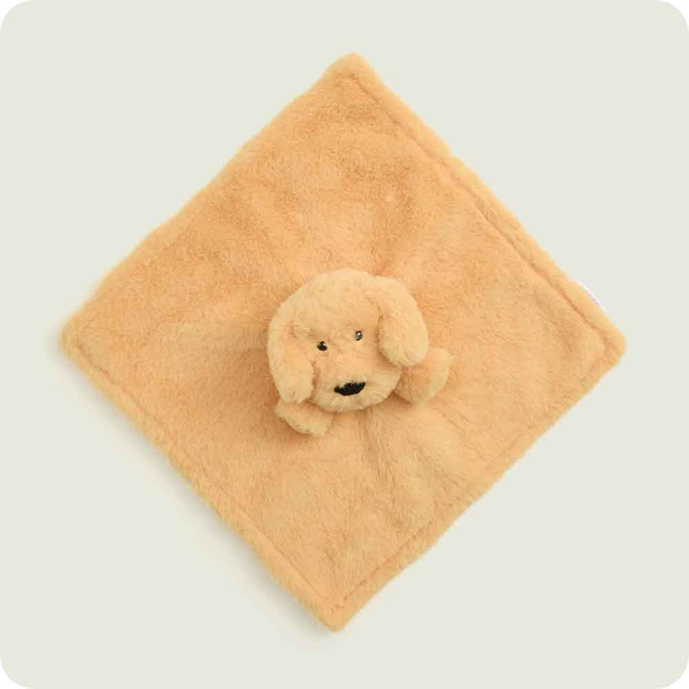 Golden Dog Lovey Blanket Warmies top view