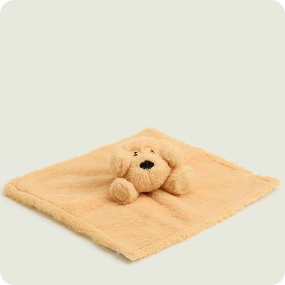 Golden Dog Lovey Blanket Warmies flat