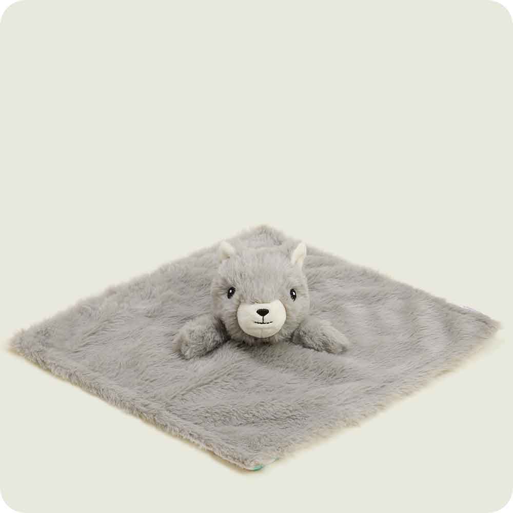 Gray Squirrel Lovey Blanket Warmies for baby