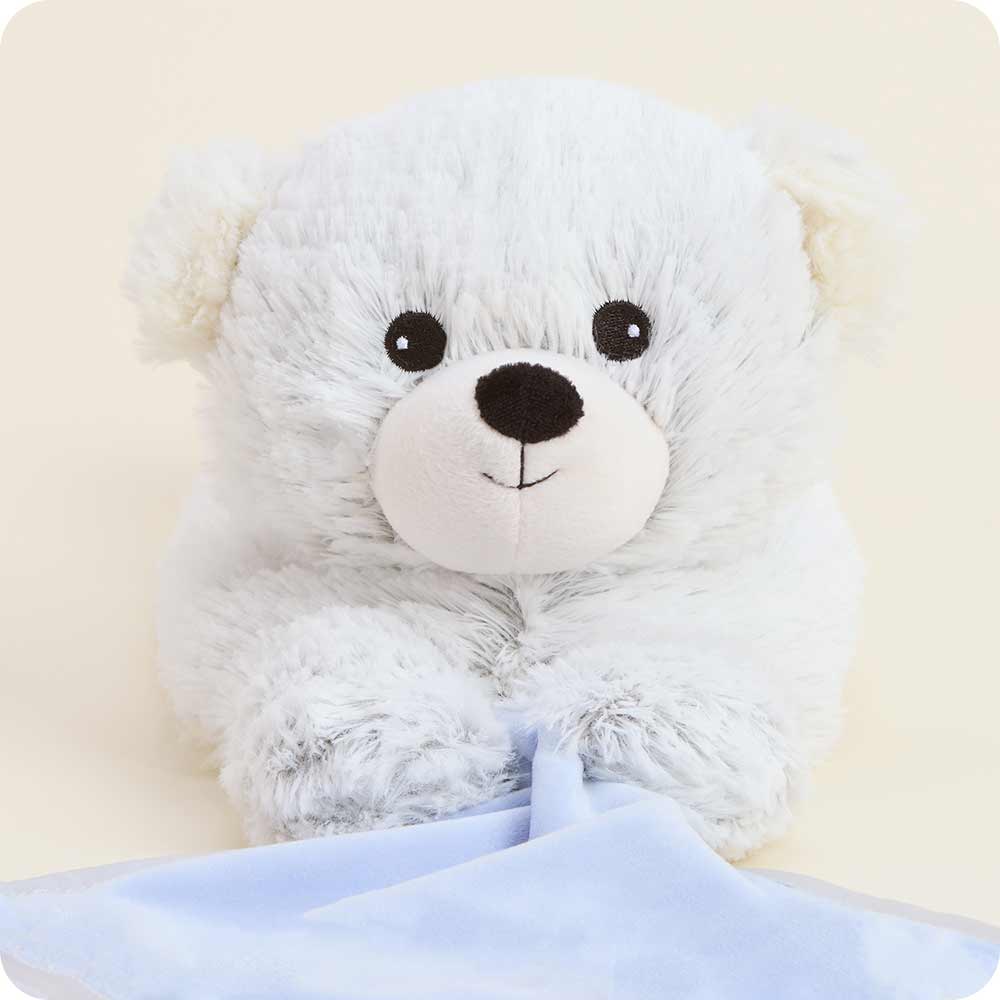 Marshmallow Bear Infant Security Blanket Stuffed Animal Warmies