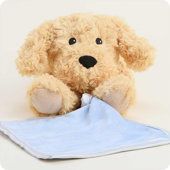 Golden Dog Infant Security Blanket Stuffed Animal Warmies