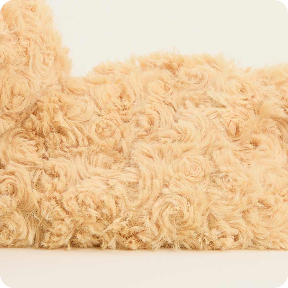 Cute Weighted Lavender Scented Stuffed Golden Dog Infant Security Blanket Animal Heating Pad Warmies