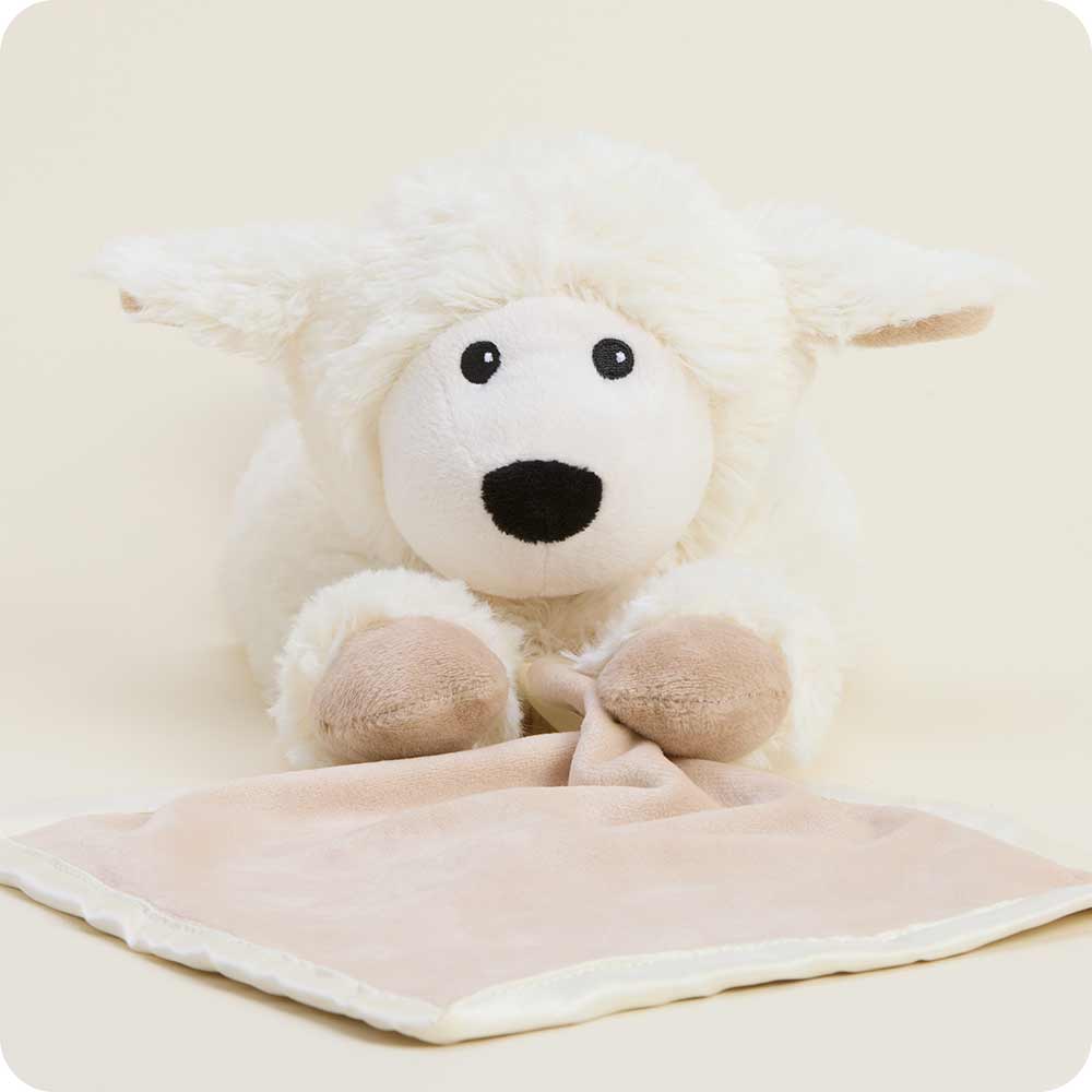 Sheep Infant Security Blanket Stuffed Animal Warmies