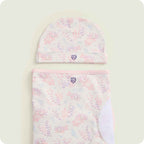Pink Axolotl Swaddle & Beanie Gift Set
