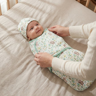 Sloth Swaddle Beanie Gift Set