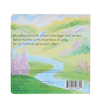 Warmies Bigfoot's Big Stomp Board Book back cover