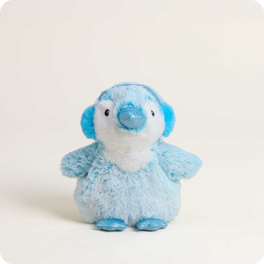 Microwavable Frosty Blue Penguin Warmies Junior - Warmies USA