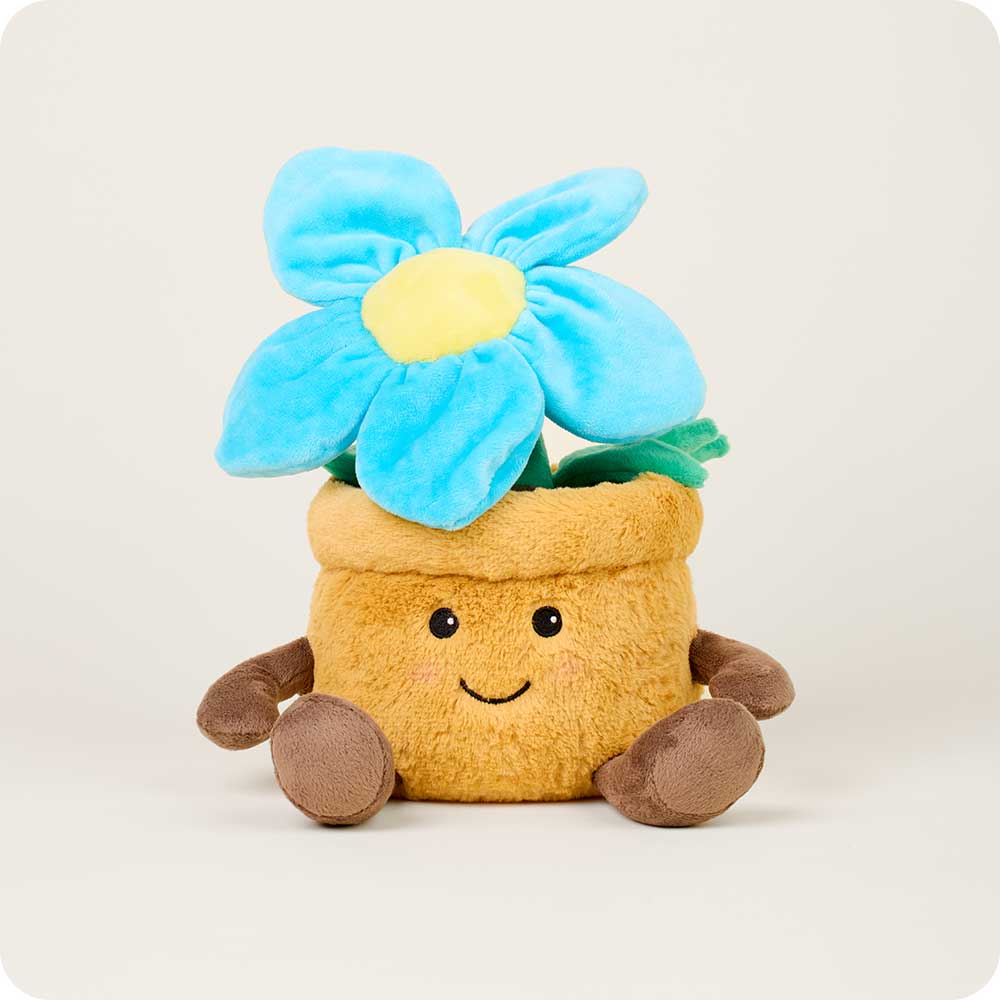 Flower Stuffed Animal Blue Flower Pot Warmies