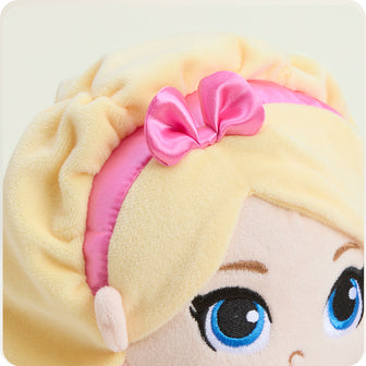 Barbie Doll Warmies head close-up